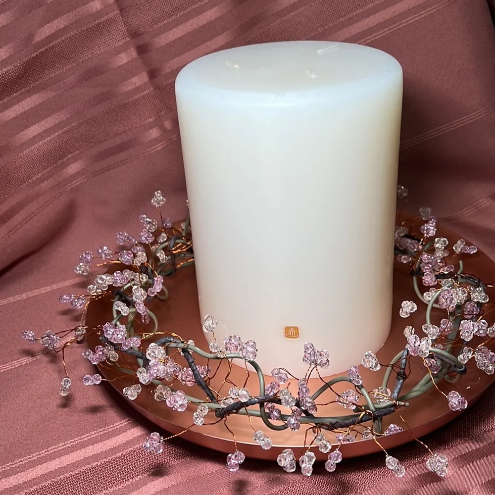PL BEADED VERSATILE VINTAGE CANDLE RING - Picture 2 of 7